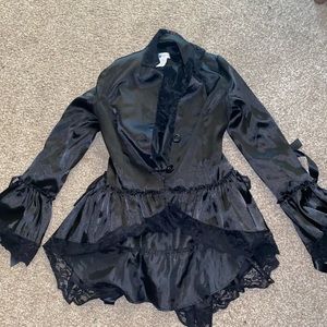 Vintage goth overcoat